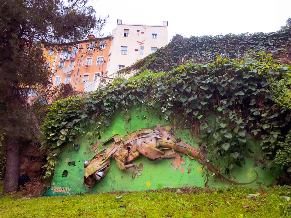 Bordalo II arte urbano reciclaje basura
