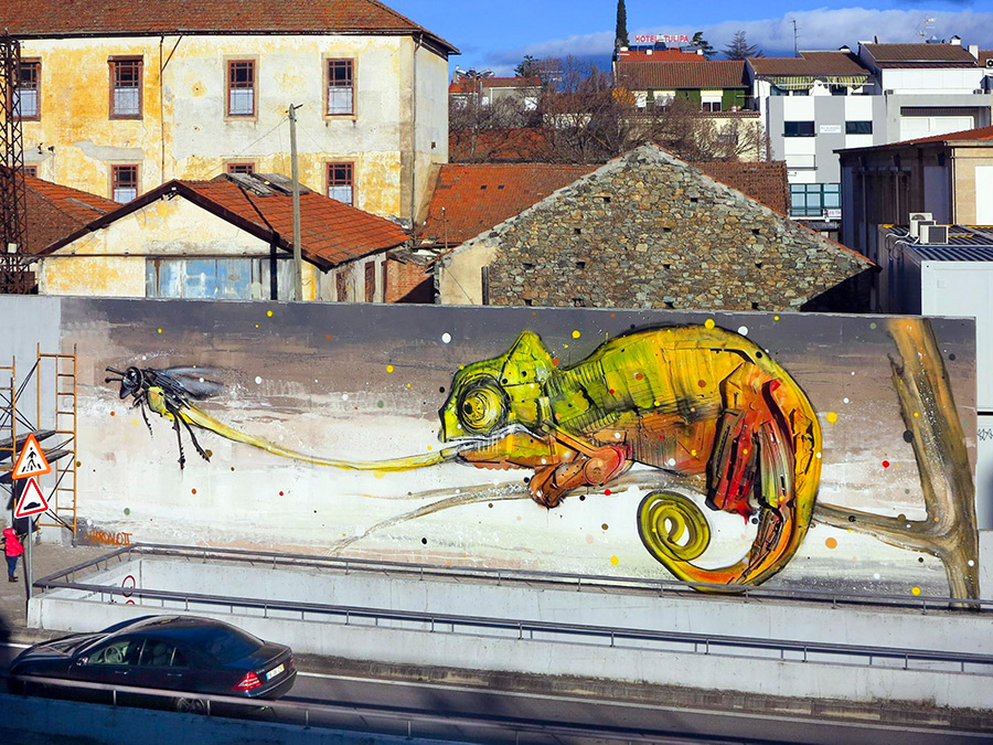 Bordalo II arte urbano reciclaje basura