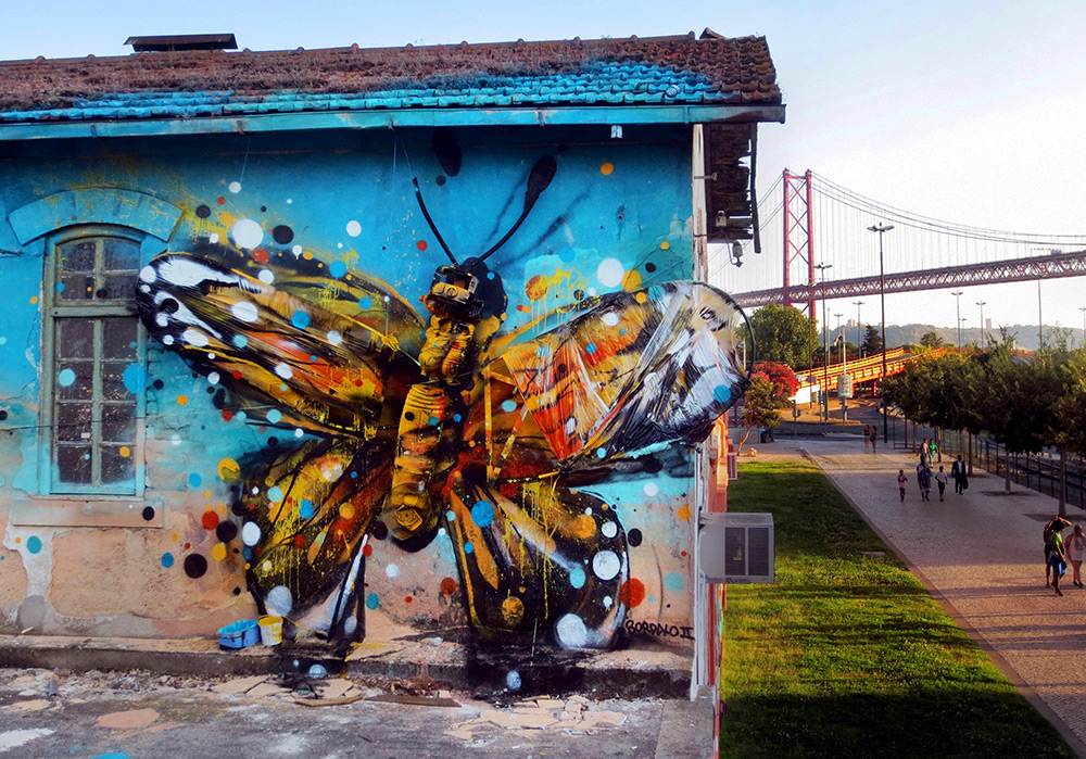 Bordalo II arte urbano reciclaje basura