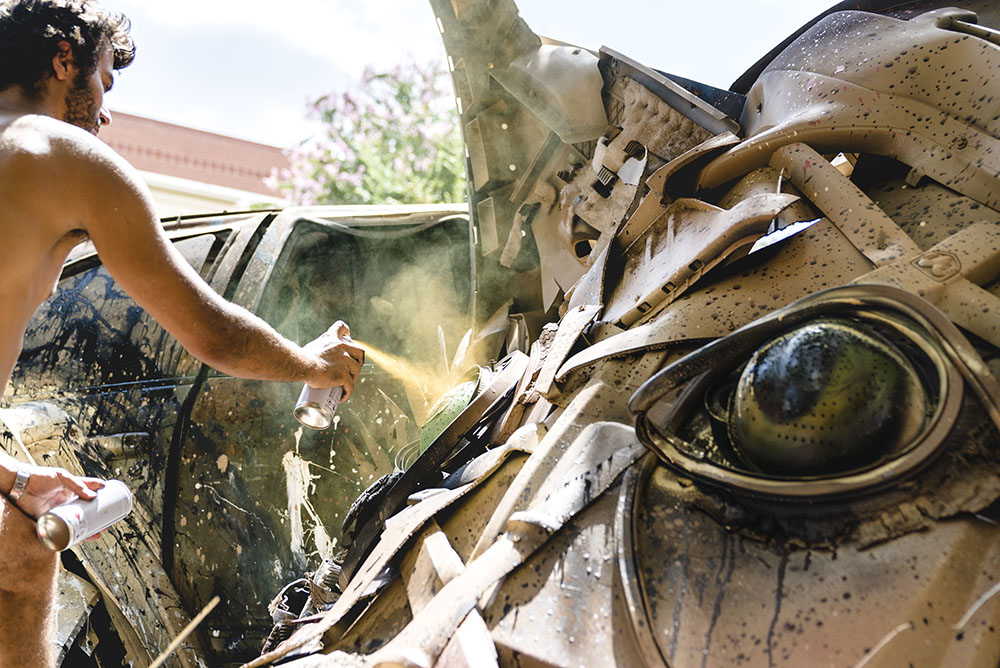 Bordalo II arte urbano reciclaje basura