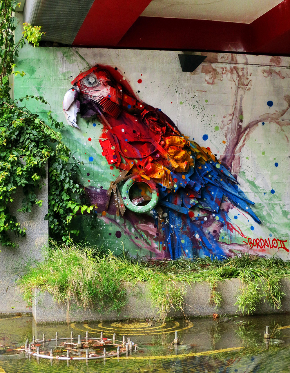 Bordalo II arte urbano reciclaje basura