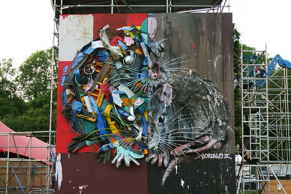 Bordalo II arte urbano basura 24