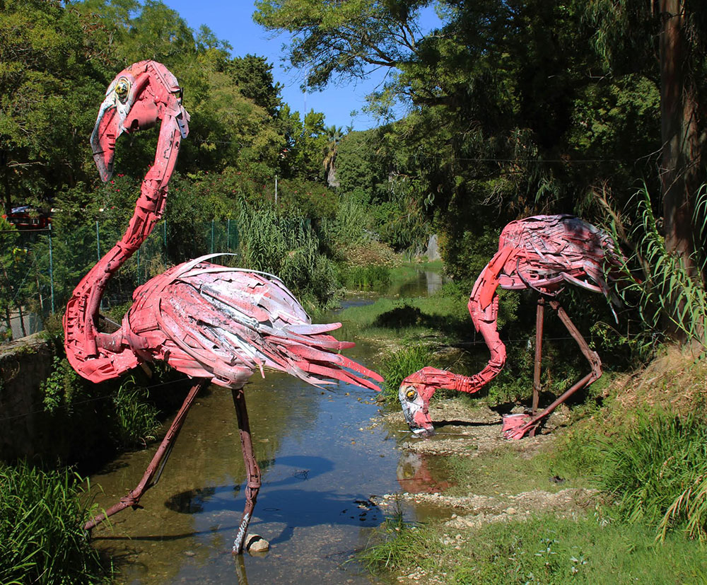 Bordalo II arte urbano reciclaje basura