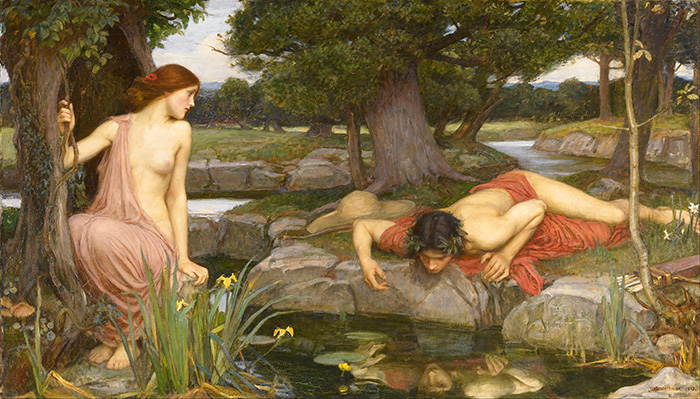 Echo and Narcissus. John William Waterhouse, 1903.