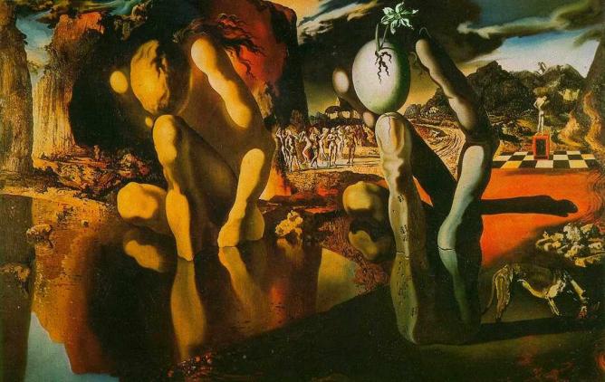 La metamorfosis de Narciso. Salvador Dali, 1937.