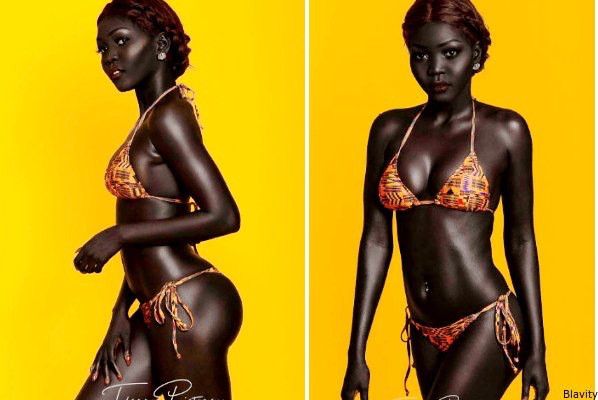 Nyakim Gatwech, modelo sudanesa, "Queen of Dark"
