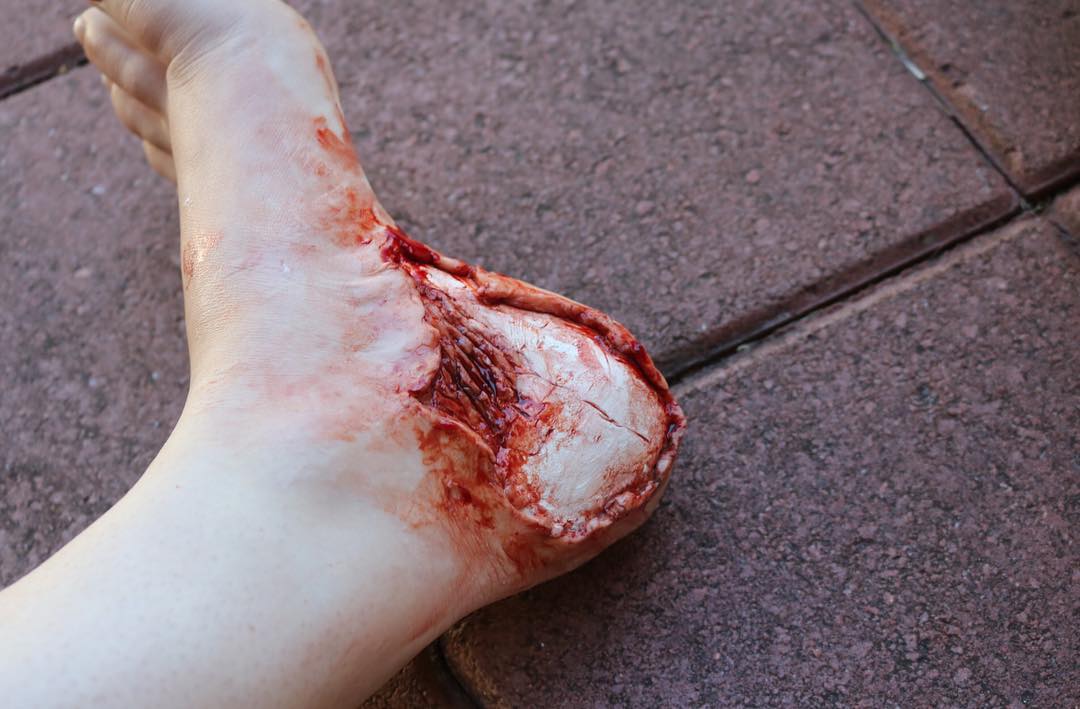 Rani Ratt maquillaje gore sangre 10
