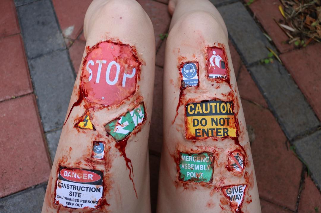 Rani Ratt maquillaje gore sangre 2