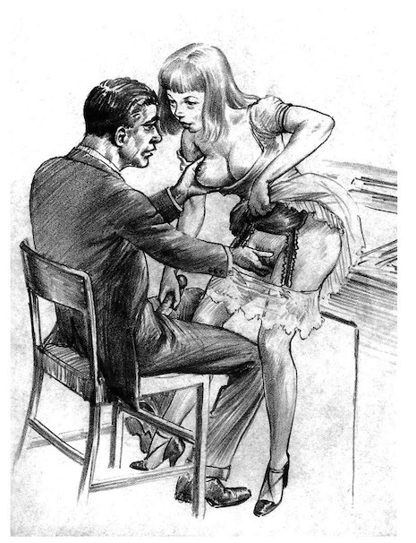 Tom Poulton ilustraciones eroticas 10