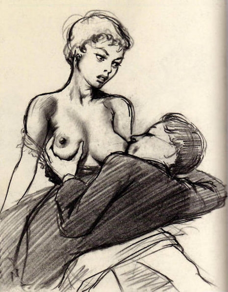 Tom Poulton ilustraciones eroticas 13