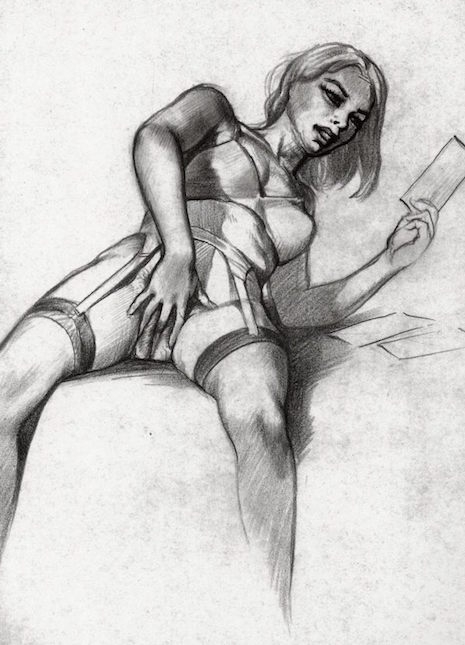 Tom Poulton ilustraciones eroticas 3