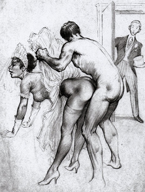 Tom Poulton ilustraciones eroticas 5