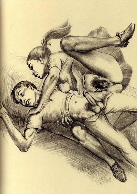 Tom Poulton ilustraciones eroticas 7