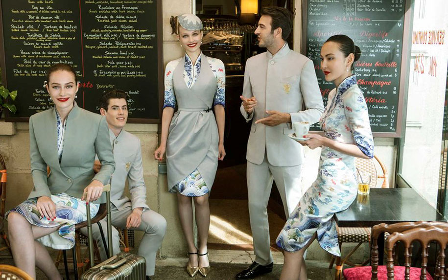 hainan airlines uniforms haute couture china 4