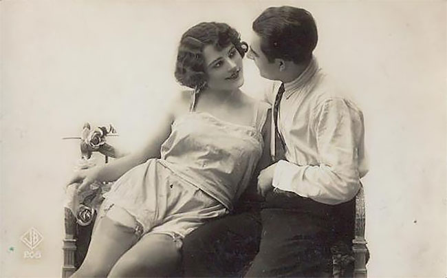 Postales eróticas años 20