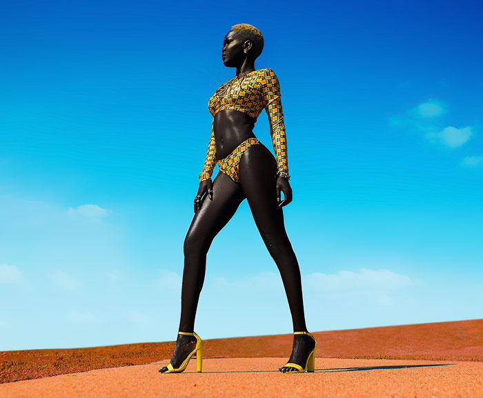 Nyakim Gatwech, queen of the dark