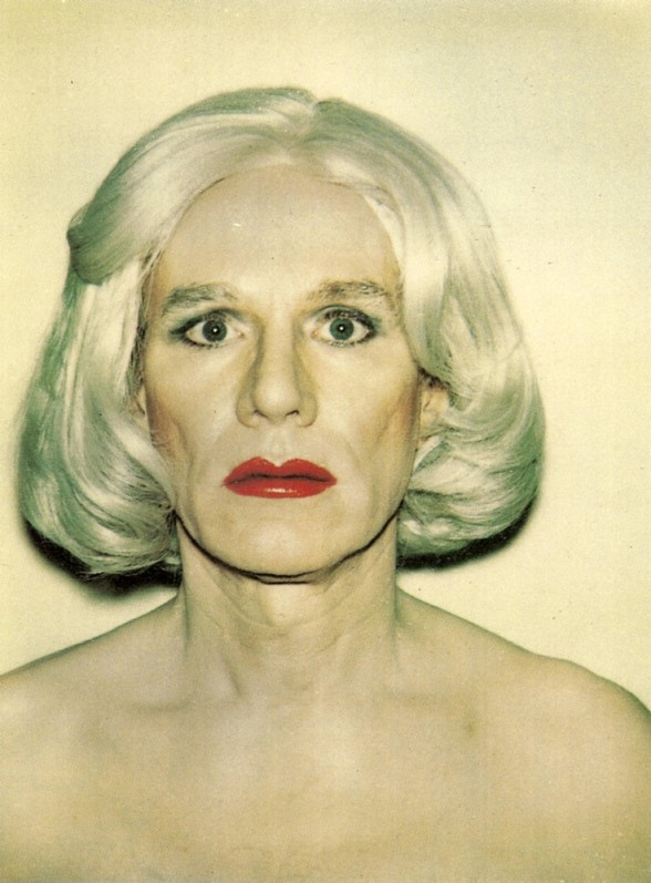Andy Warhol Self portrait in Drag 1980 588x797
