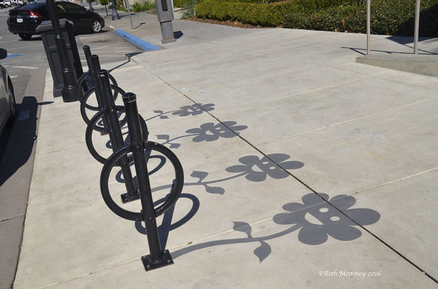Damon Belanger arte urbano sombras