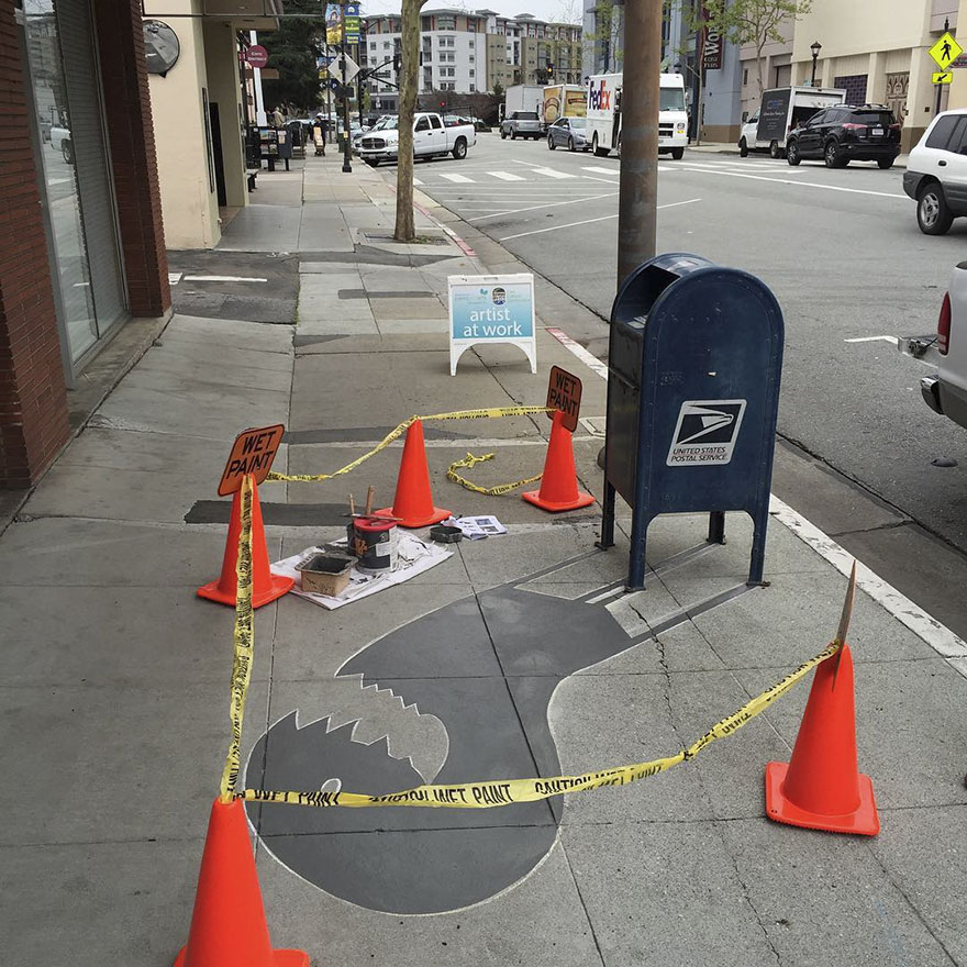 Damon Belanger arte urbano sombras 14