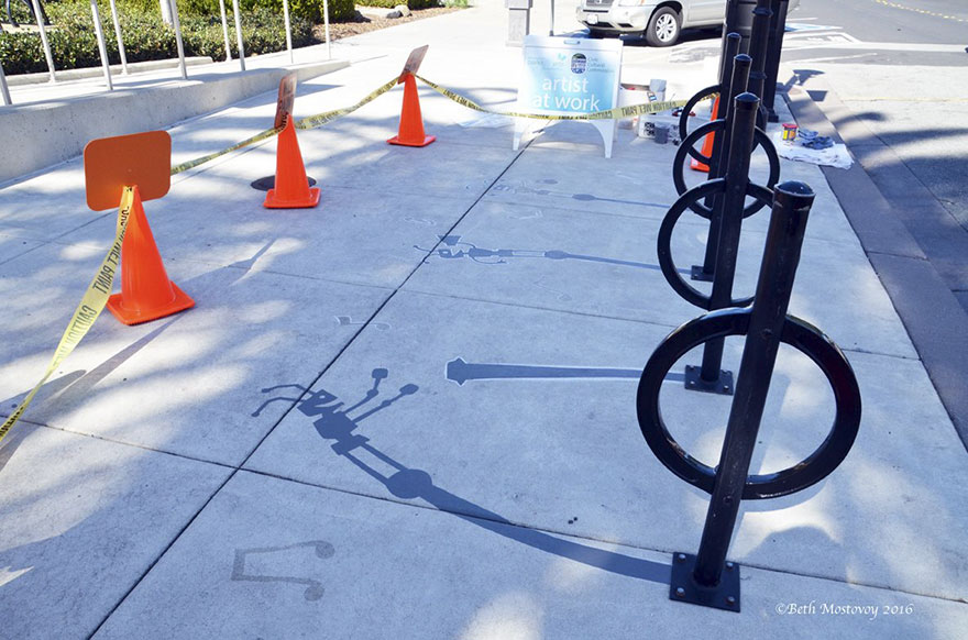 Damon Belanger arte urbano sombras 19