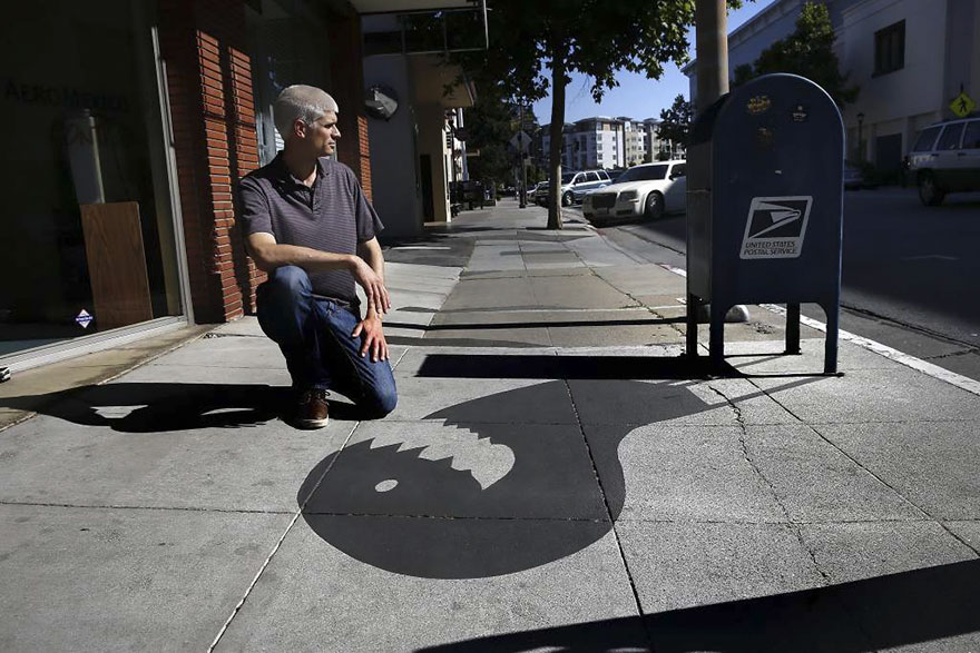 Damon Belanger arte urbano sombras 2