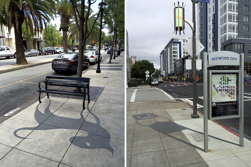 Damon Belanger arte urbano sombras 3