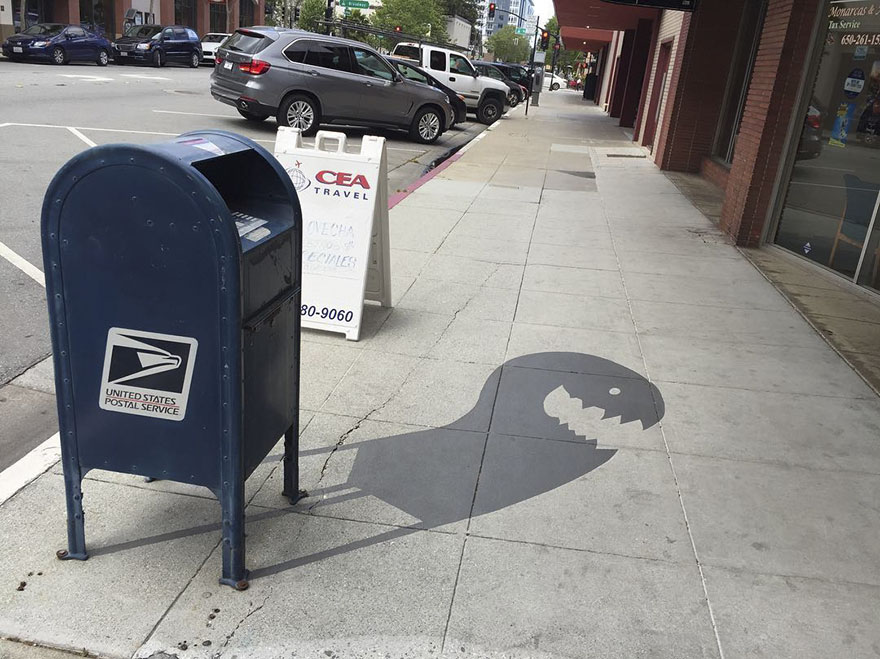 Damon Belanger arte urbano sombras 5