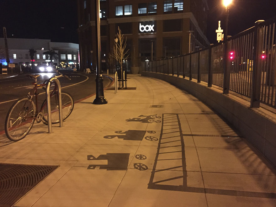 Damon Belanger arte urbano sombras 7