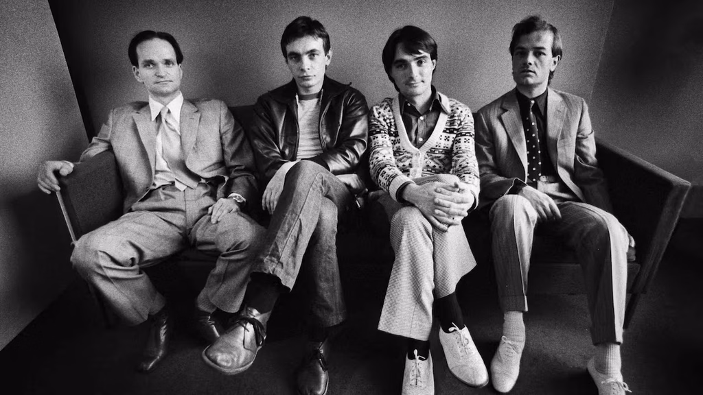 Florian Schneider, Karl Bartos, Wolfgang Flür y Ralf Hütter in Rotterdam