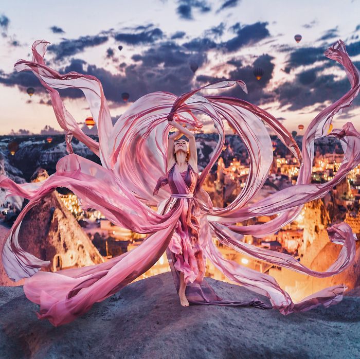 Kristina Makeeva mujeres con vestidos 2