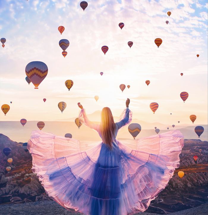 Kristina Makeeva mujeres con vestidos 5