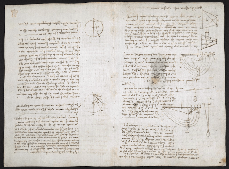 Leonardo da Vinci libro de notas 4