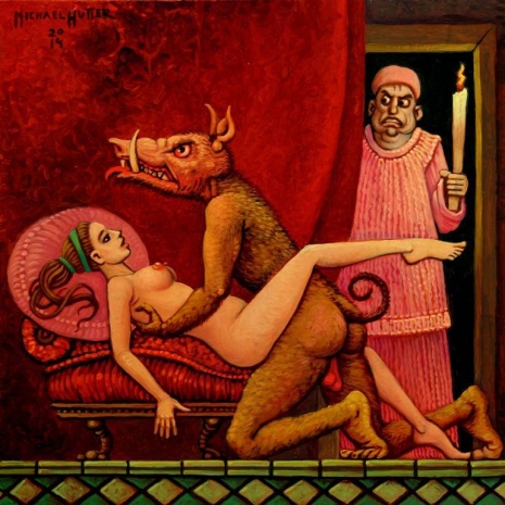 Michael Hutter ilustraciones eroticas perversas 2