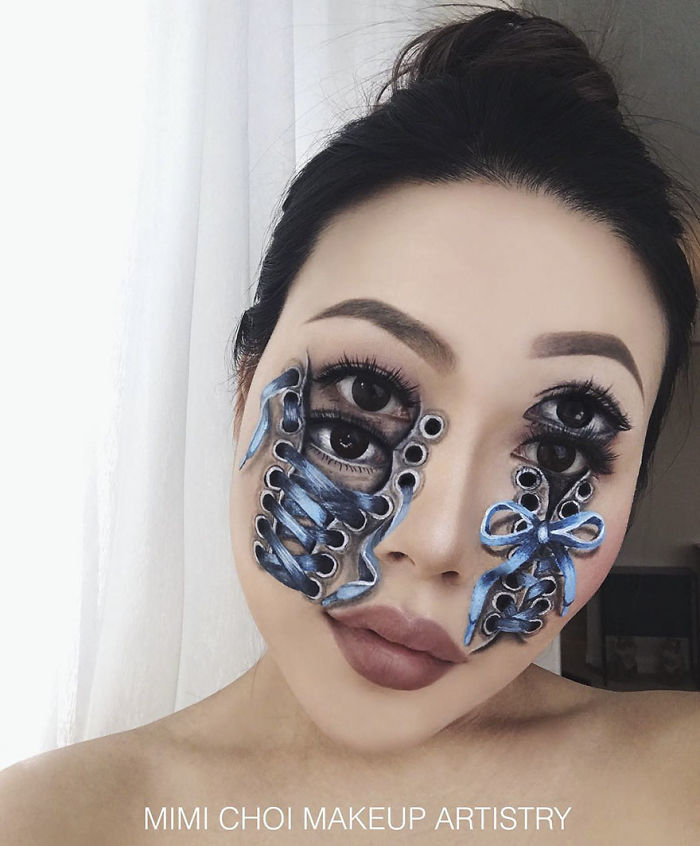 Mimi Choi maquillaje 3D ilusion optica 10