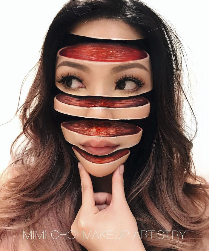 Mimi Choi maquillaje 3D ilusion optica 12