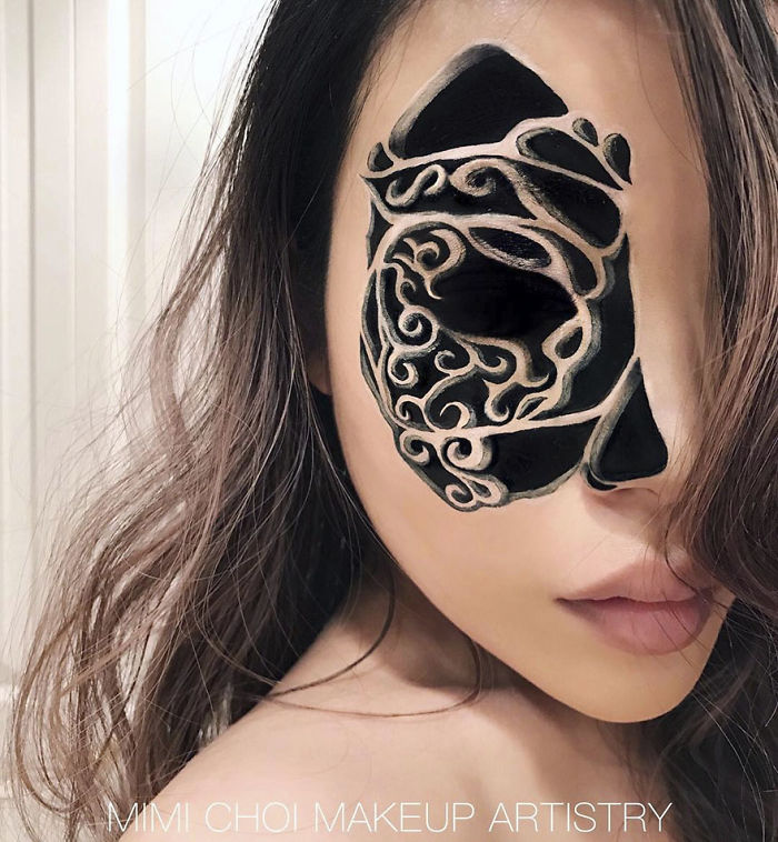 Mimi Choi maquillaje 3D ilusion optica 15