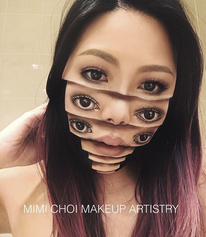 Mimi Choi maquillaje 3D ilusion optica 16