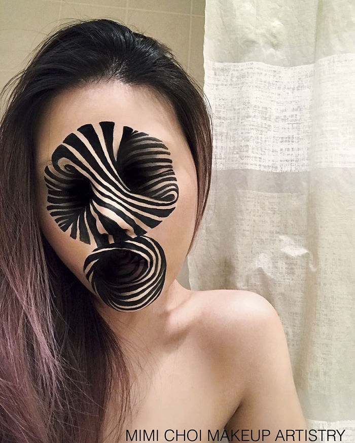 Mimi Choi maquillaje 3D ilusion optica 18