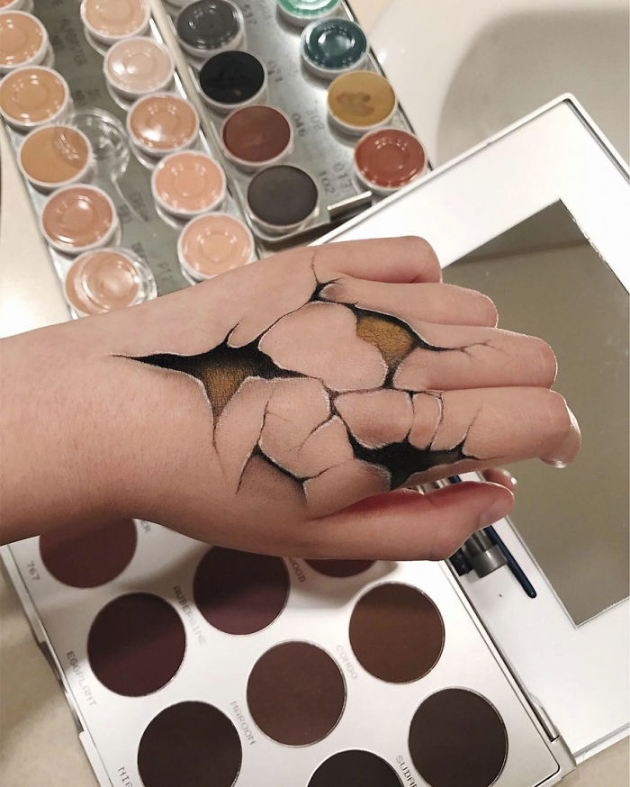 Mimi Choi maquillaje 3D ilusion optica 4