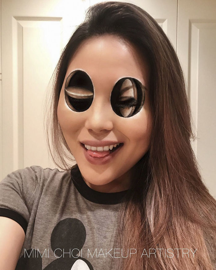 Mimi Choi maquillaje 3D ilusion optica 8