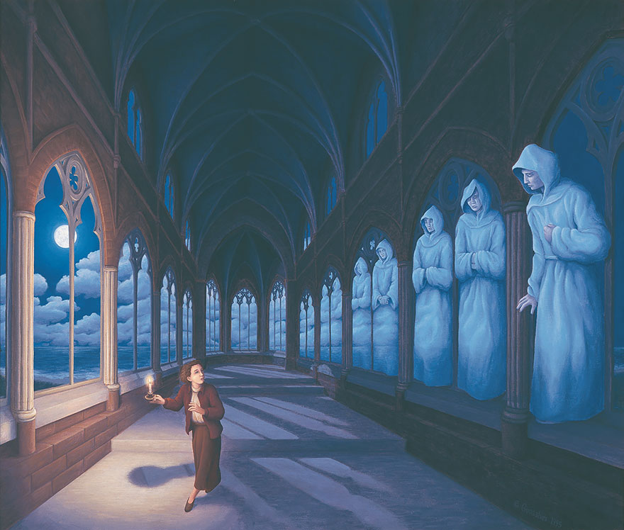 Rob Gonsalves pintura ilusion optica surrealismo 11