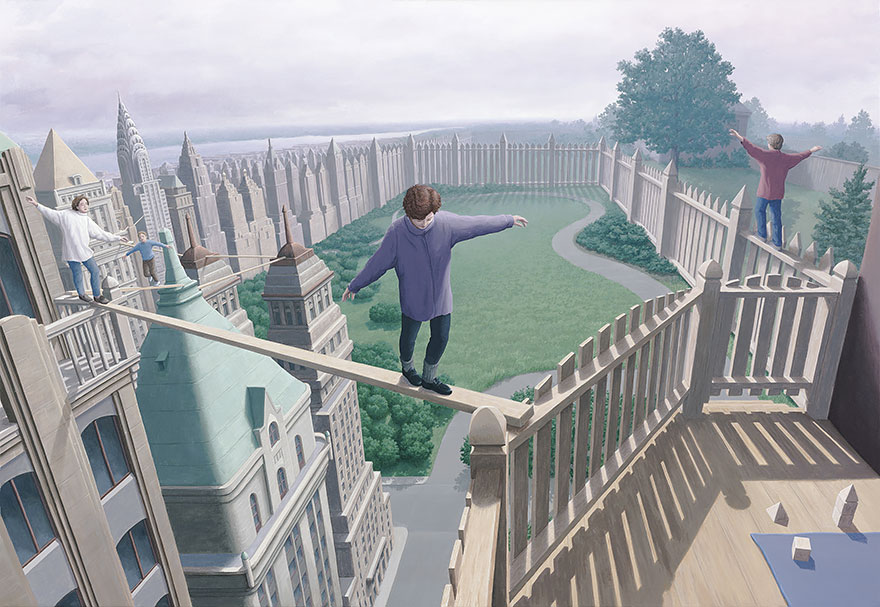 Rob Gonsalves pintura ilusion optica surrealismo 17