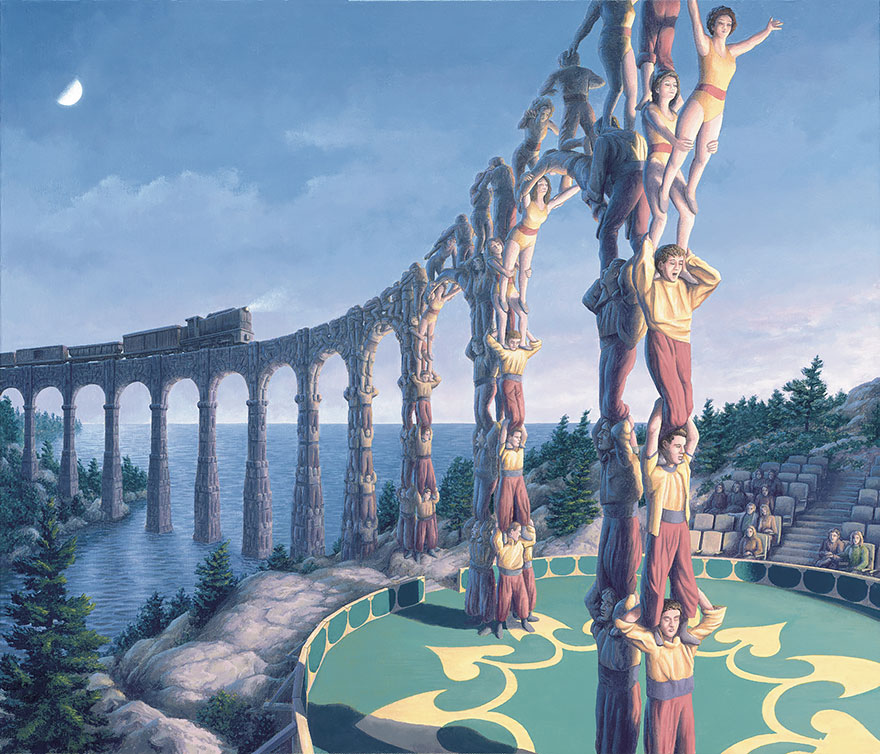 Rob Gonsalves pintura ilusion optica surrealismo 23