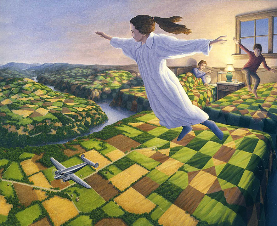 Rob Gonsalves pintura ilusion optica surrealismo 5