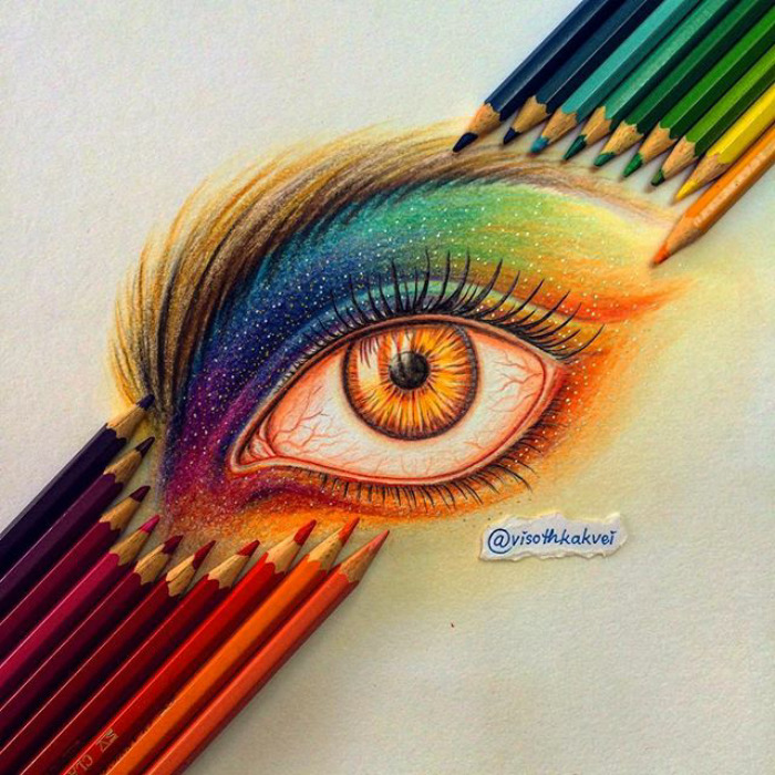 Visoth Kakvei ilustraciones ilusiones opticas 12