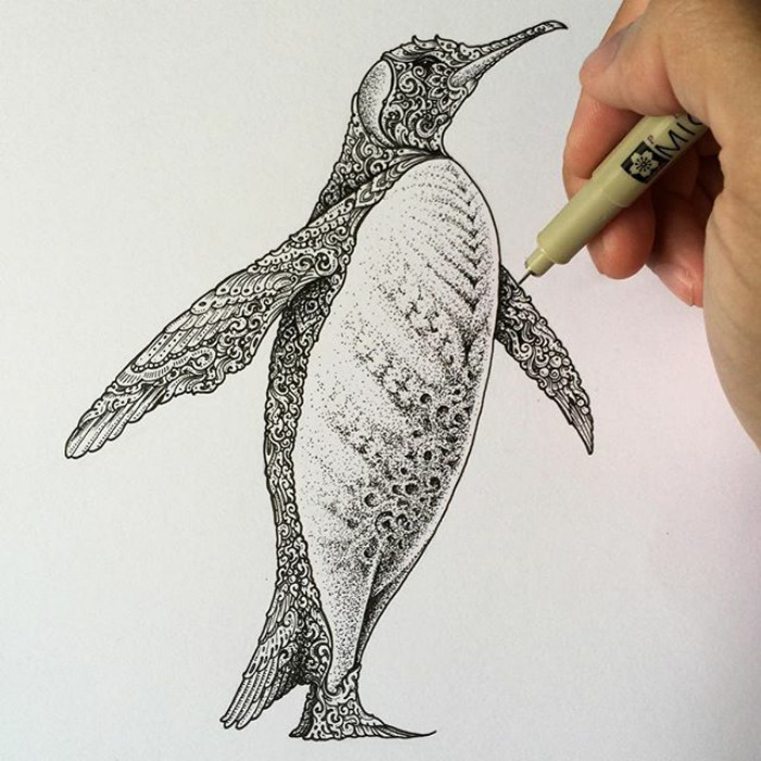 Visoth Kakvei ilustraciones ilusiones opticas 19