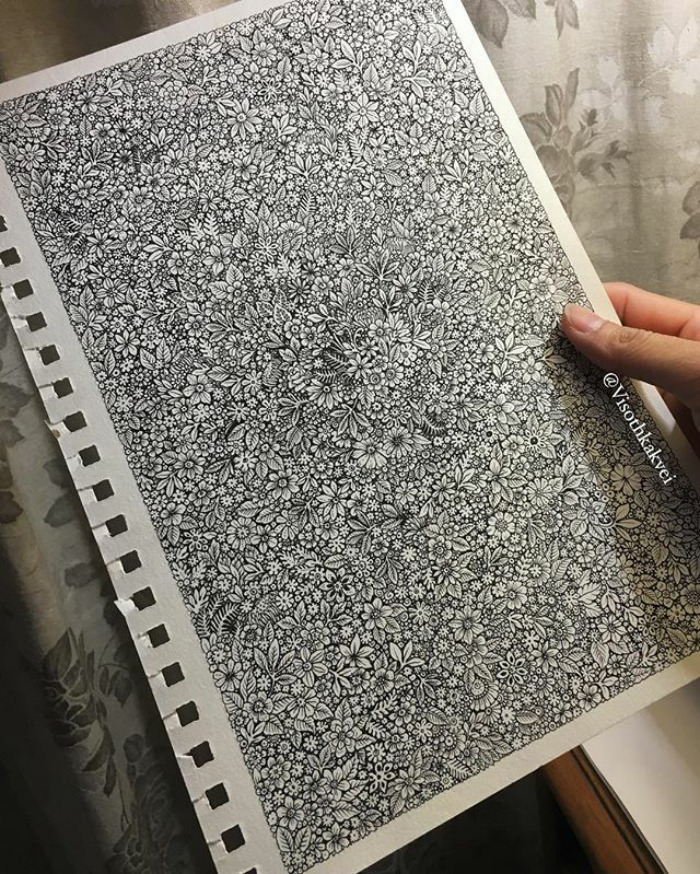 Visoth Kakvei ilustraciones ilusiones opticas 6