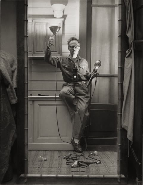Willy Ronis, Self-portrait with flash, 1951