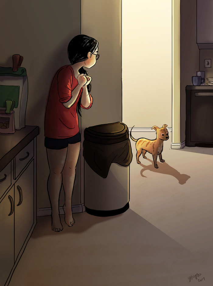 Yaoyao Ma Van As ilustraciones felicidad vivir sola 2