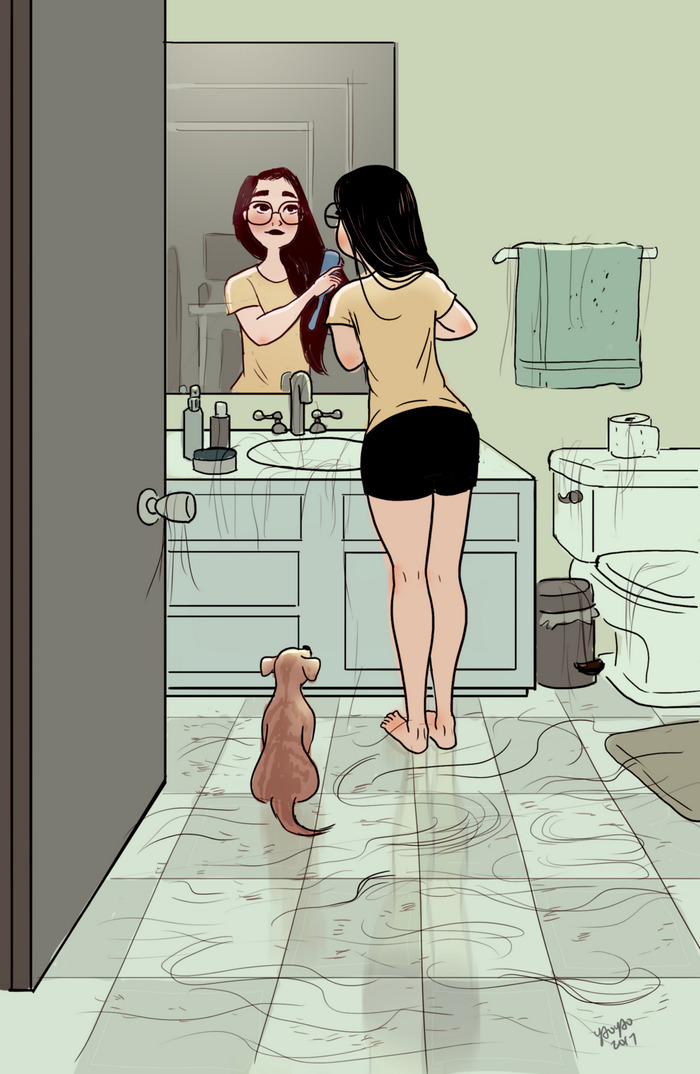 Yaoyao Ma Van As ilustraciones felicidad vivir sola 30